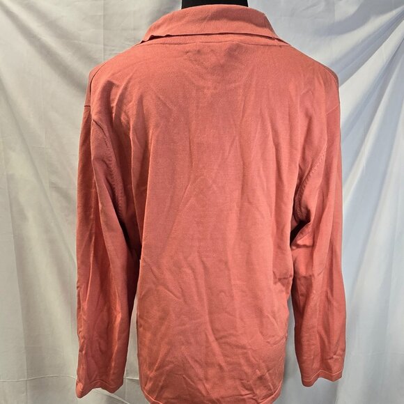 NWT Pendleton Women's Knitted Sweater Size XL Silk Rayon Blend Pink/Salmon - Picture 5 of 5